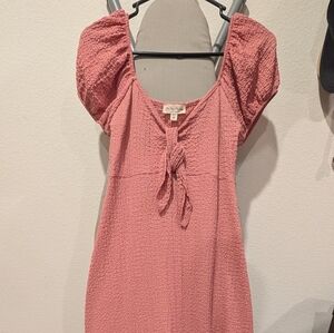 See You Monday Pink Maxi Dress Coquette Francesca's